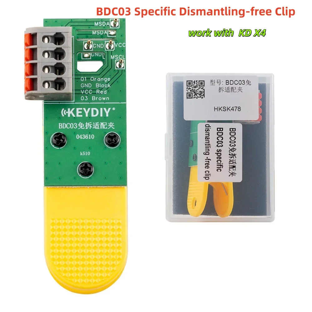 KEYDIY BDC03 Specjalny klips bez demontażu, kompatybilny z KD-X4