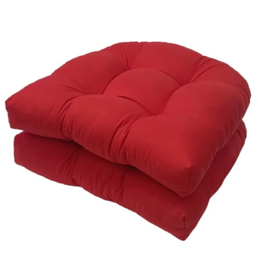 

Водонепроницаемые подушки для стульев, комплект из 2 штук, утолщенные, устойчивые к погодным условиям и выцветанию, для кухонных стульев и уличных кресел