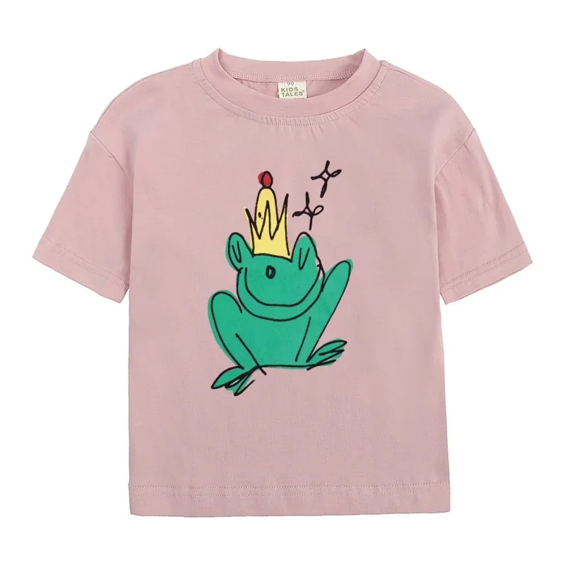 2025 New Kids T-shirts baby shorts Toddler Girls Boys Clothing sets Casual children T Shirt Printed Cotton Top Tees Cartoon