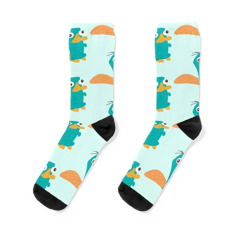 

Perry the Platypus Socks christmas gifts Soccer Socks Male Women's