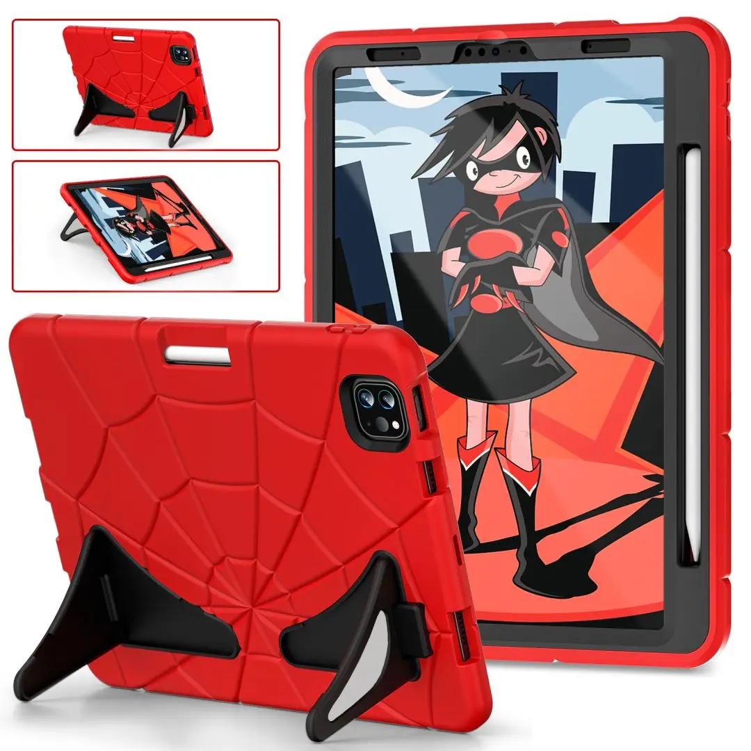 Nieuwe 2026 iPad A16 12th Pro11 Air 11 10.9 9.7 2017/2018 Pro 9.7 5/6/7/8/9th 10.2 2019/2020/2021 Kinderhoesje Stand Beschermhoes