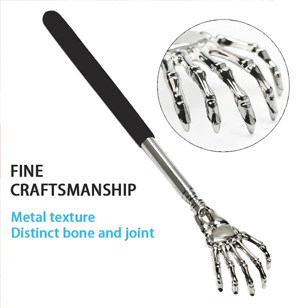 

Telescopic Stainless Steel Back Scratcher Telescopic Claw For Back Scraper Massage Relax Old Man Back Scratcher Massage Tools