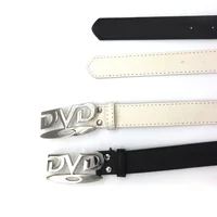Unisex Nostalgic DVD Buckle Belt Versatile Black White Decorative Waist Straps Belt for Men Women Jeans Matching Gift for Her - Image 4