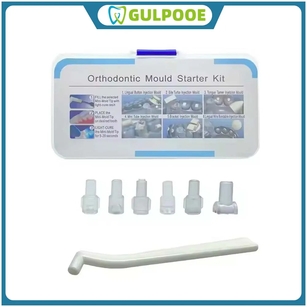 

GULPOOE 1Set Dental Orthodontic Mould Starter Kit Orthodontic Accessories Injection Mould Mini Forming Mold Injection Moulds