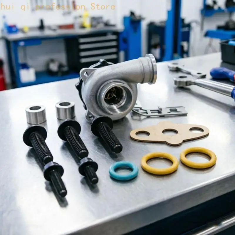 904-234 3C3Z-9T514-AD Turbolader-Montagesatz mit Dichtungen, O-Ringen und Schrauben für F550 6.0L Motor, Werkstattreparatur und – Detail 5