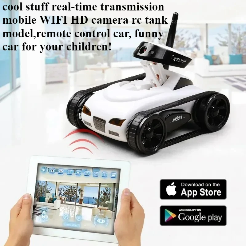 

Kawaii Toy Tank Забавный подарок-интеллектуальная мини-модель радиоуправляемого танка, мобильная Wi-Fi HD камера, радиоуправляемые автомобили, шасси робота, игрушки для мальчиков, радиоуправляемый гусеничный автомобиль