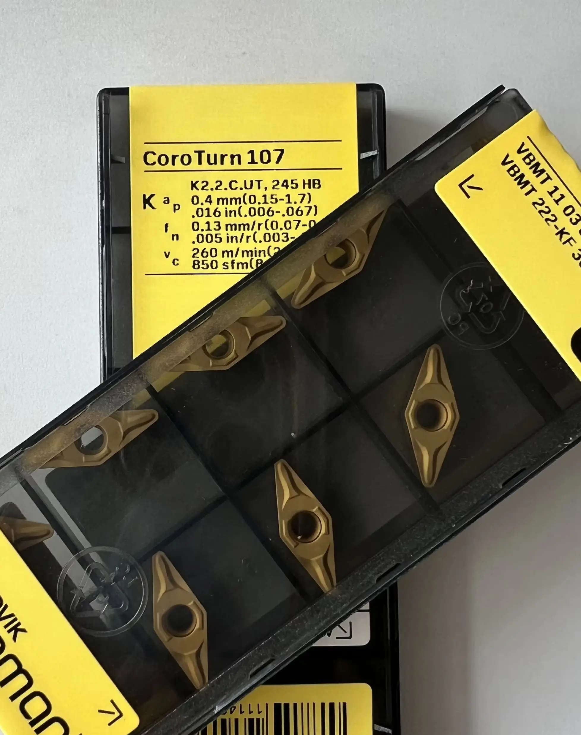 

Metal Cutting Tool VBMT110308-KF 3005/VBMT110308-MF 1115/VBMT110308-PF 4315 4325 4415 4425