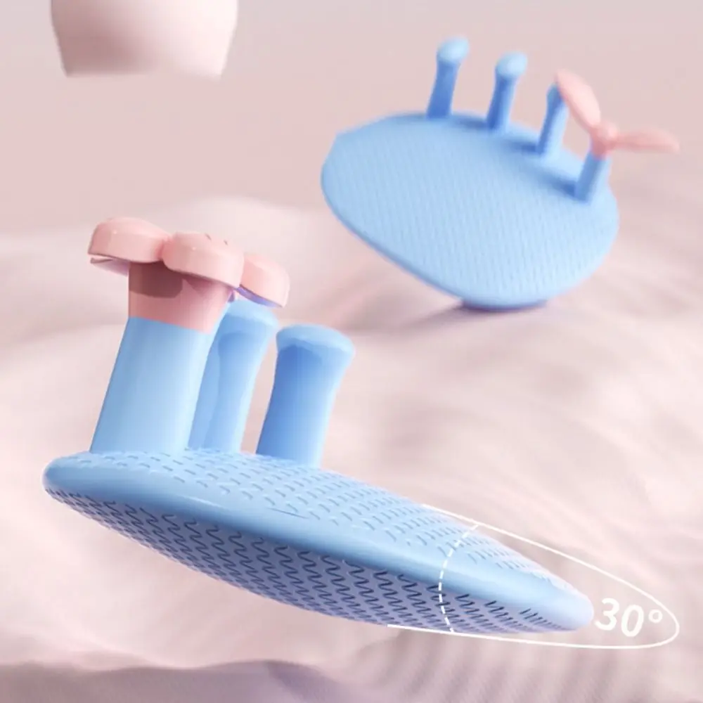 1 Pair Gentle Support Anti Drop Foot Arch Trainer Non Slip Soft Toes Separators Comfort Portable Overlapping Toes Corrector Home