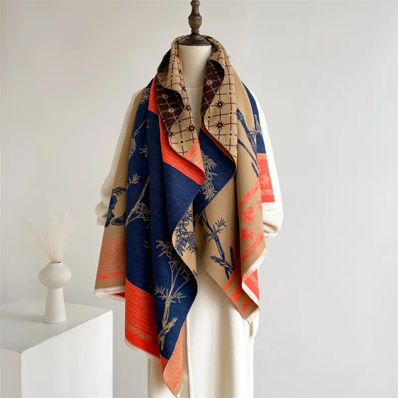 cyrenakaer-camere-Echarpe-de-cou-pour-femme-automne-hiver-chaude-double-face-multifonctionnelle-longue-rectangulaire-motif-floral-vegetal