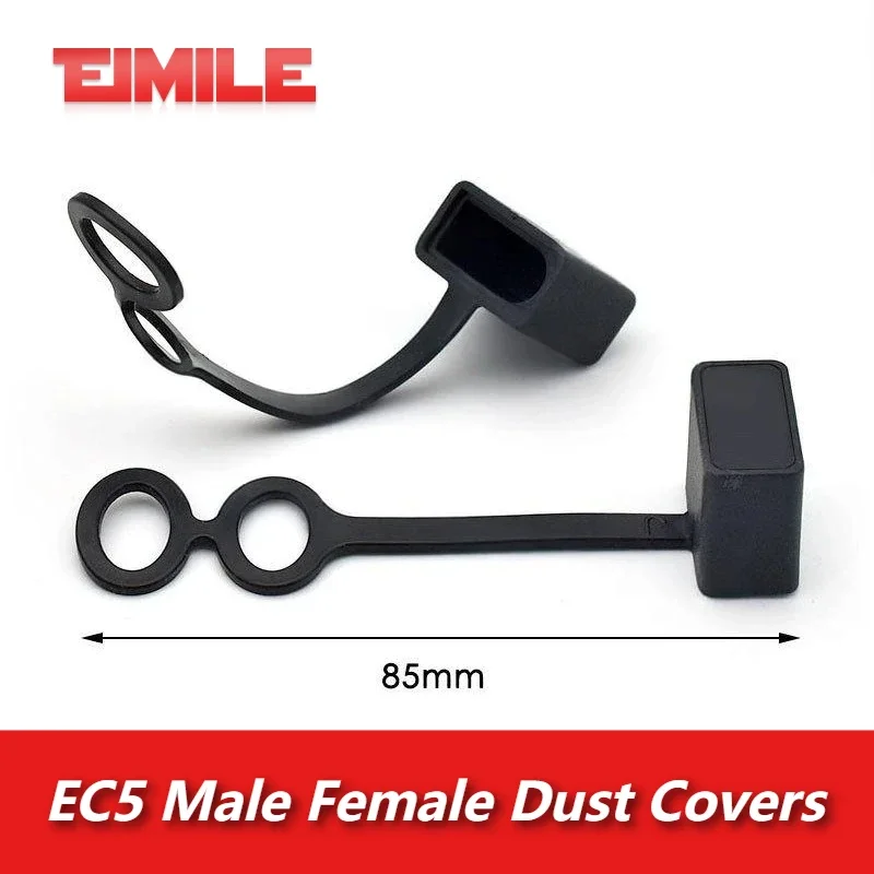 1/5Pcs Waterproof Cover EC5 for Male and Female Plugs Dust Cover to Prevent Dirt Leakage Short Circuit EC5 Plug Insulation Cover