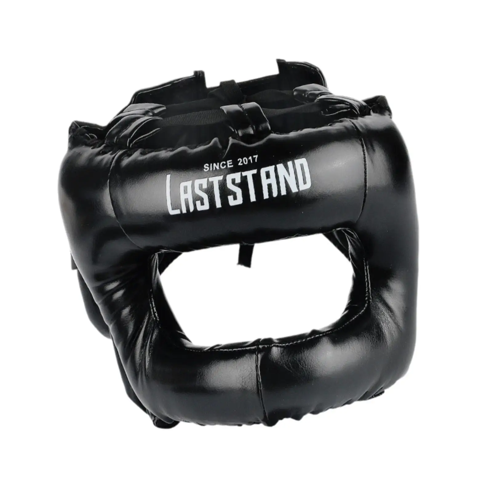 Boxing Headgear PU Leather Adjustable MMA Training Helmet Nose Protection for Taekwondo Sparring Gear