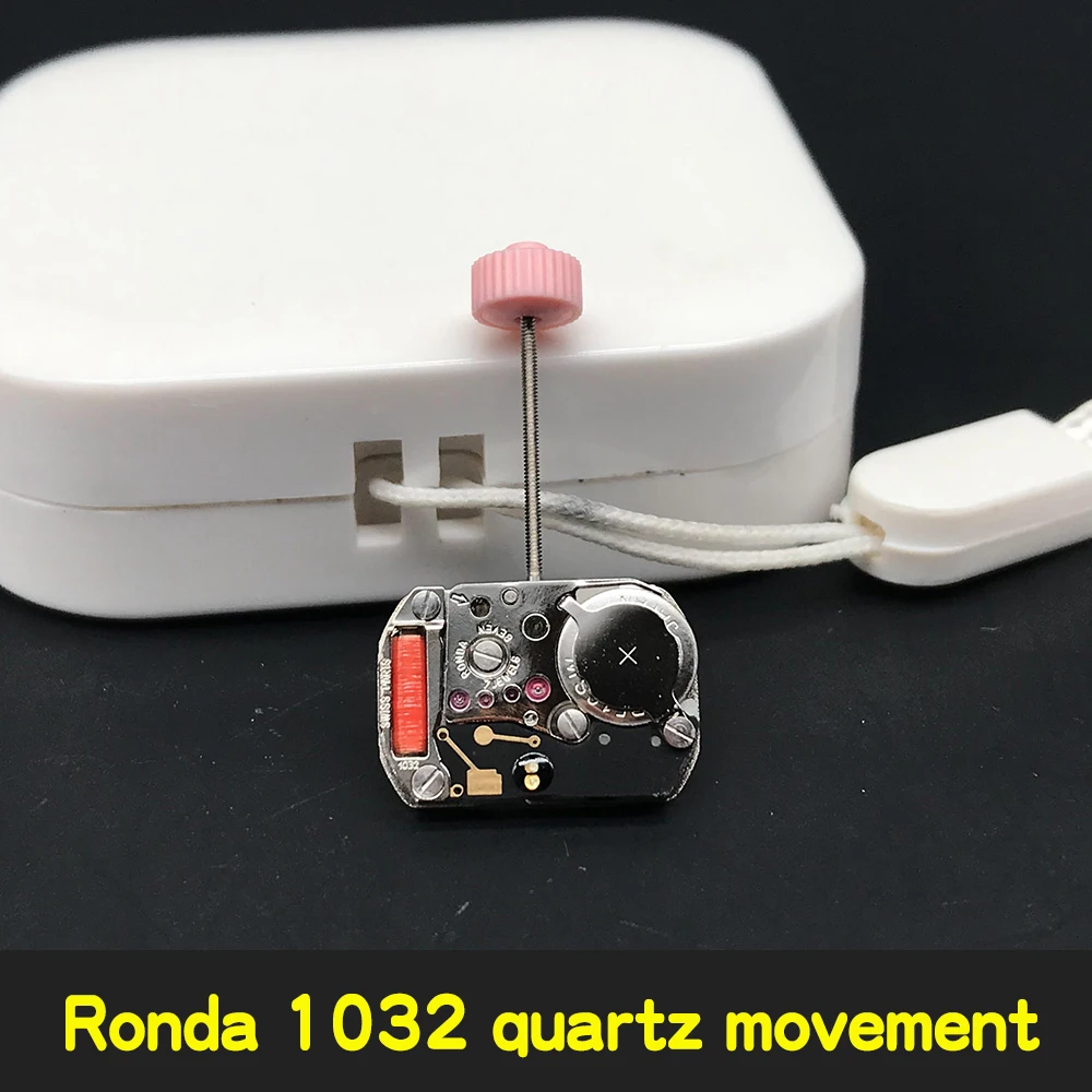 

SW Ronda 1032 Quartz Movement Seven Jewels 732 Mechanism Replacements Small Watch Parts with Battery