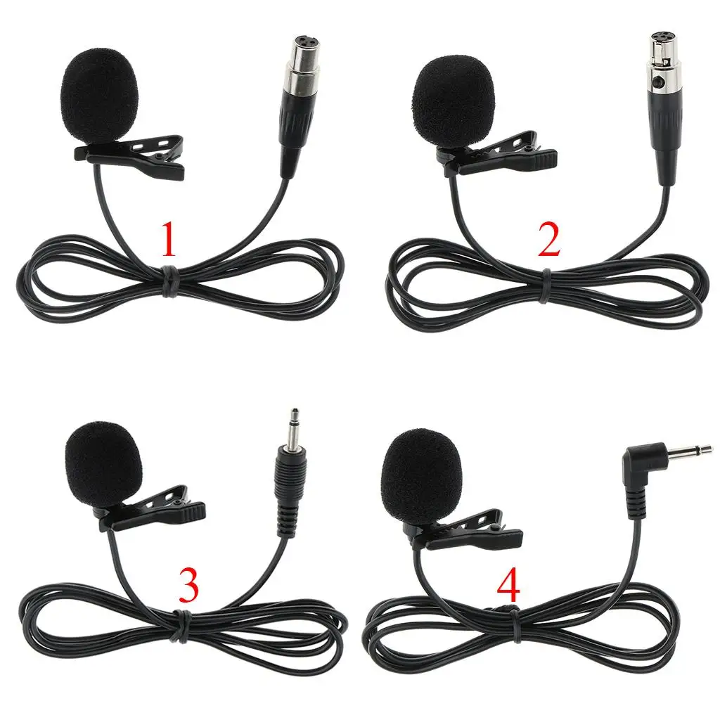 Microfone de Lapela Profissional com Fio, Condensador Mini XLR de 3 Pinos, Alta Rejeição de Feedback para PC Gamer