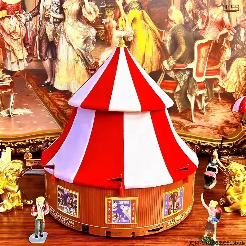 Amusement Park Parachute Music Box, New Circus Amusement Park, Handmade Music Box, Rotating Car Music Box, Birthday Gift