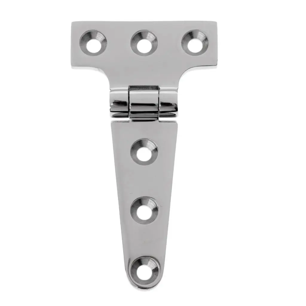 Durable T Hinge Stainless Steel Marine Grade Strap Tee Hinge for Garden Gate Cabinet Boat Yacht