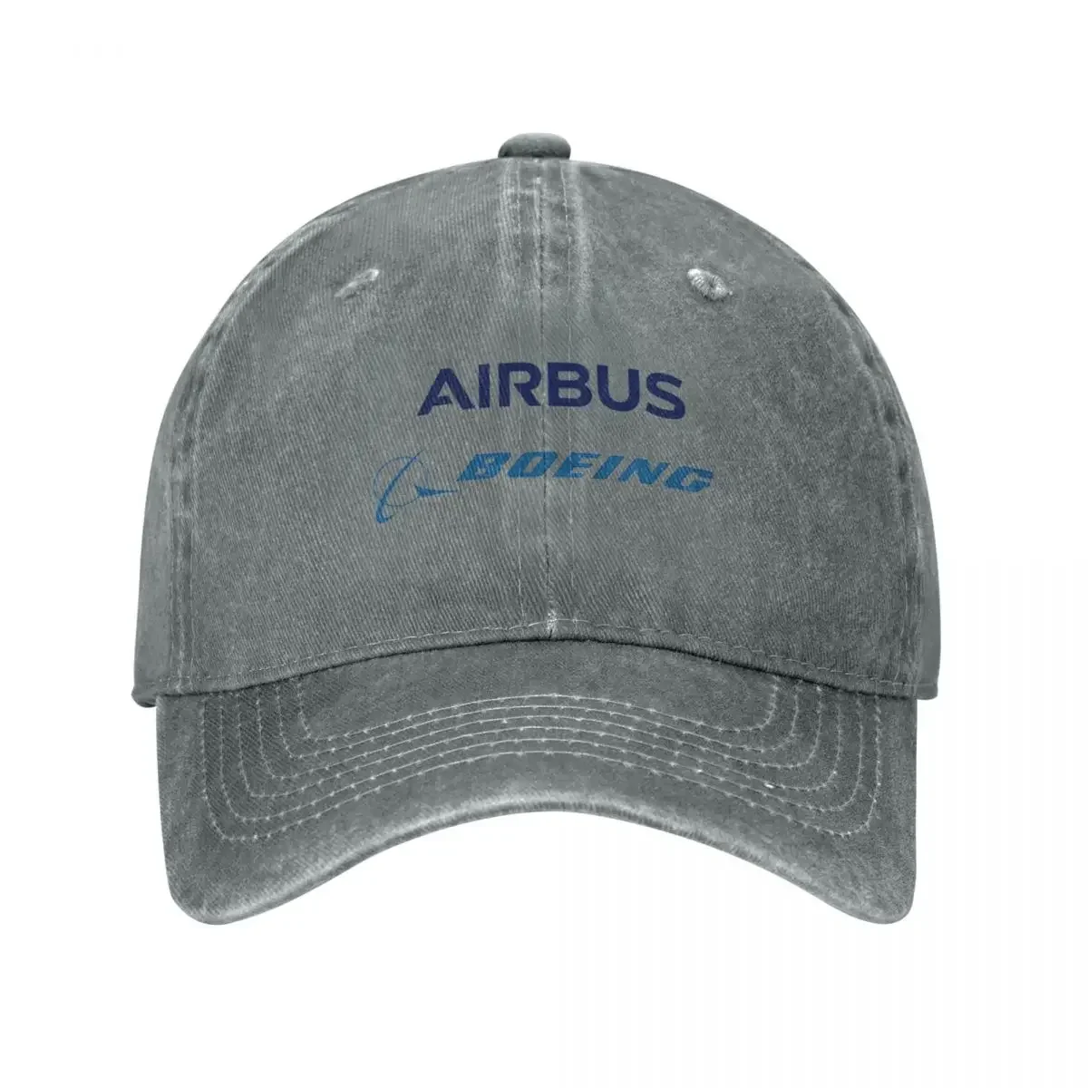 

Airbus, Boeing Baseball Caps Fashion Washed Denim Hats Outdoor Adjustable Casquette Sports Baseball Cowboy Hat for Unisex