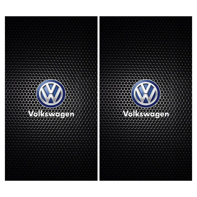 Car Emblem Center Pillar Sticker Auto Door Decorative 3D Stickers For Volkswagen VW Touran Beetle Golf Passat Jetta Polo Lavida