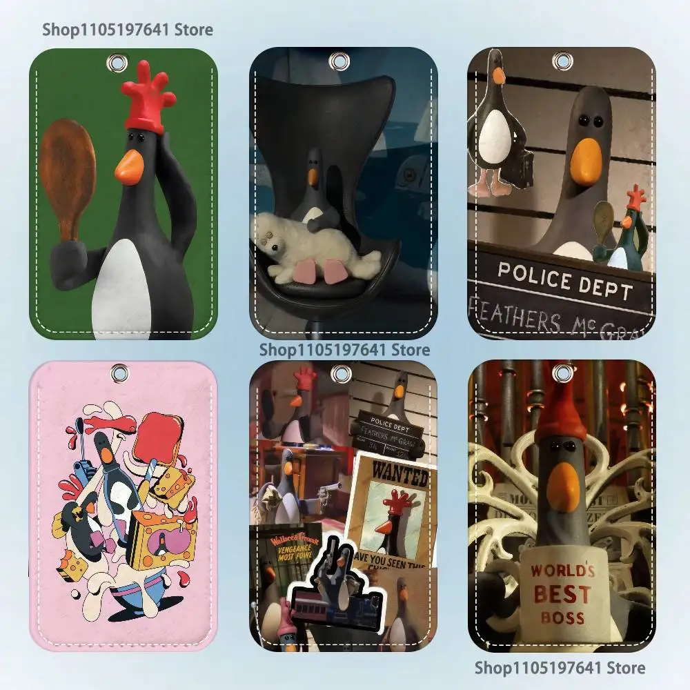 

F-Feathers M-McGrawS Holder Keychain For Bank Business Work Card Holder Student Card Protective Case Bus Card