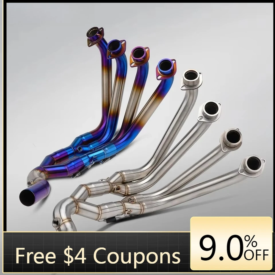 

STLF 2017-2020 R6 Stainless Steel Front Section New Carbon Titanium Alloy Exhaust System Modification for Motorcycles