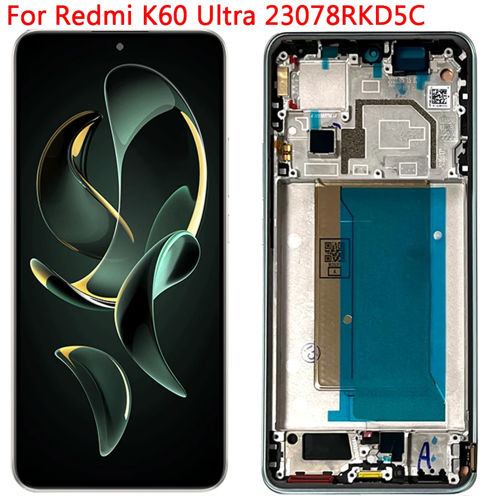 For Xiaomi Redmi K60 Ultra LCD Display Touch Screen With Fram 6.67