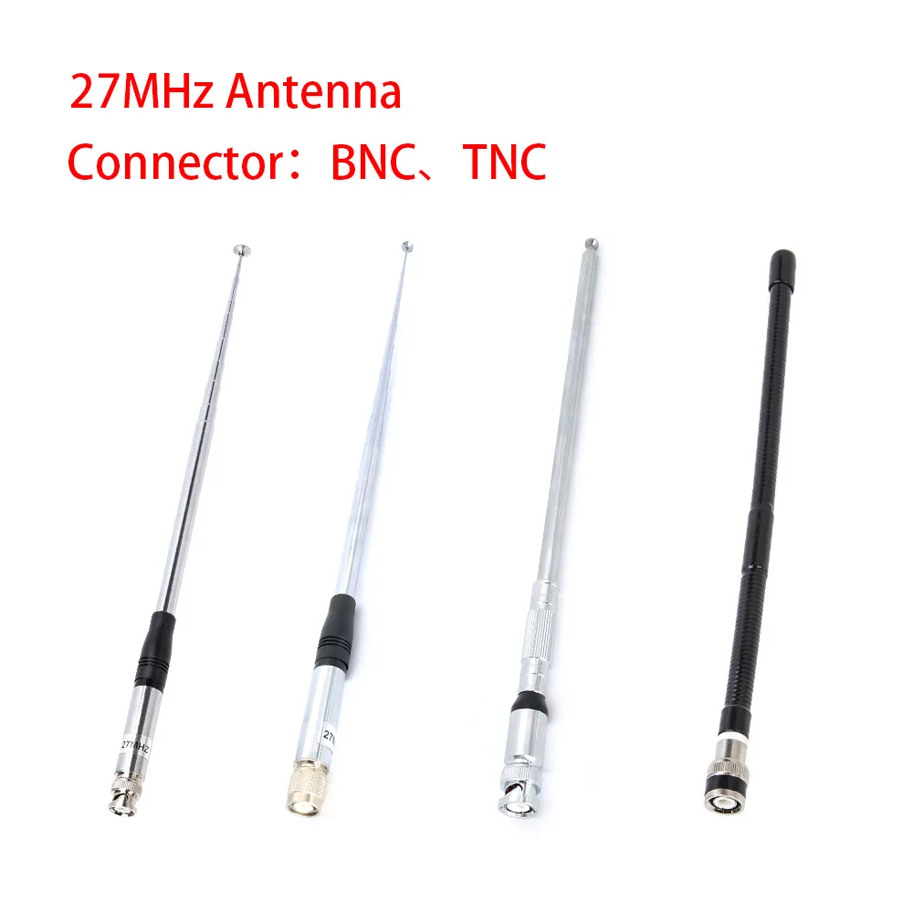 Connecteur BNC mâle/TNC 27MHz télescopique, antenne de naissance la plus récente, 9 à 51 pouces pour CB déterminer/antenne radio portable market