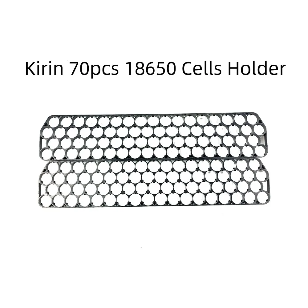 Kirin-DK-7 Battery Box, Empty Battery Case with 18650 Cells Holder, 36V, 48V, 52V, 70Pcs