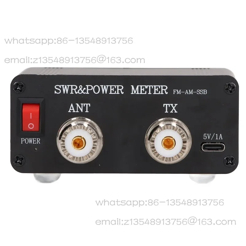 SWR Frequency Meter SWR  Tester SWR Power Meter 120W Digital Display Standing  Meter Frequency Tester for FM AM SSB