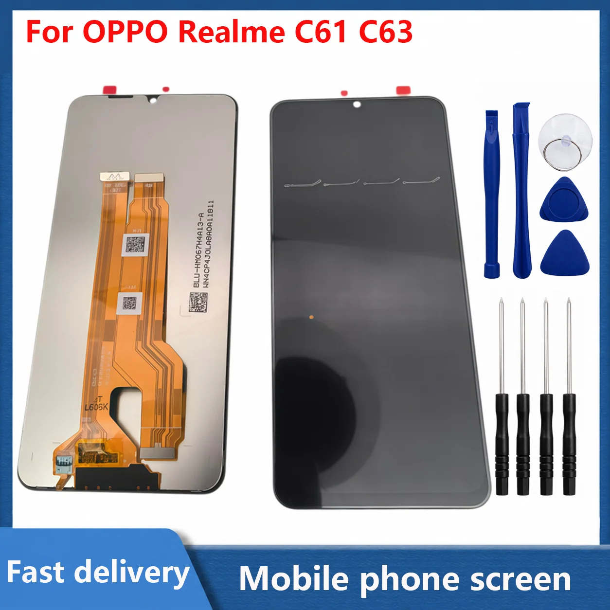  AAA quality suitable for OPPO Realme C61 C63 RMX3950 RMX3950 LCD Display original touch screen digitizer component replacement