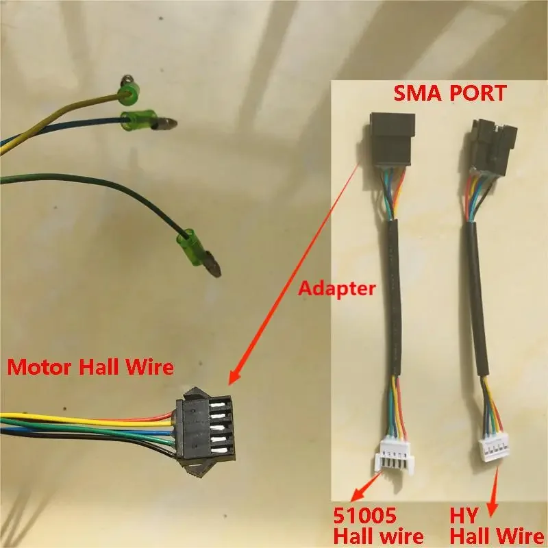 

Адаптер датчика Холла для контроллера электрического скутера, 1 шт., универсальный разъем провода двигателя 51005/HY