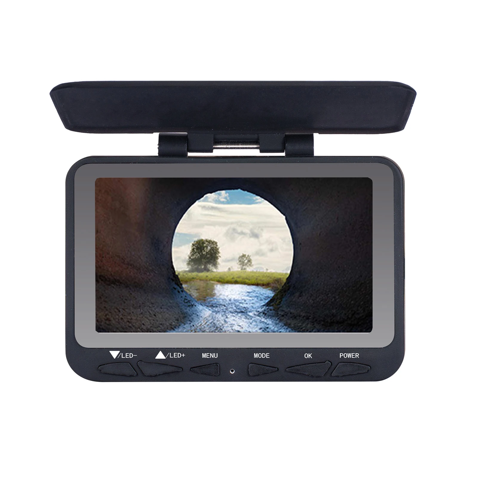 17mm Waterproof Industrial Pipe Inspection Camera Sewer Drain Endoscope System with 4.3inch Monitor 20m Cable Support DVR