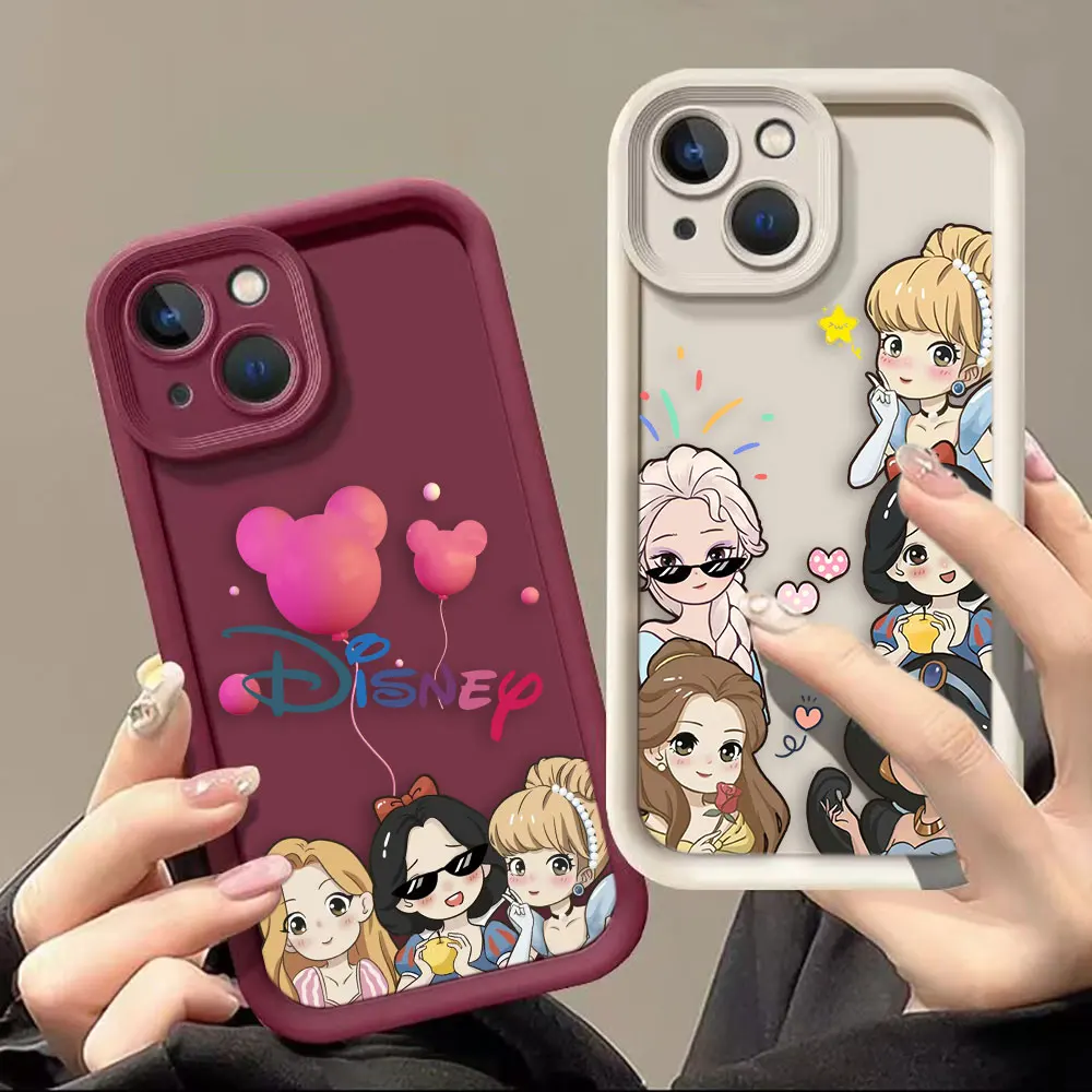 

D-Disney princess Phone Case For Samsung Galaxy A55 A54 A53 A52 A51 A50 A35 A35 A33 A31 A25 A23 A21S Silicone Case Coque Shell
