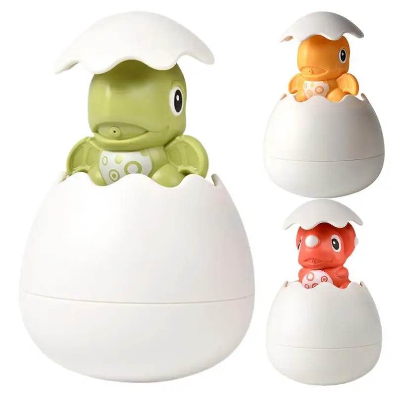 Dinosaur Bath Toy Cartoon Water Bathtub Pool Toys Funny Floating Ball Egg Bath Toy Hatching Dinosaur Toy for Birthday Parties