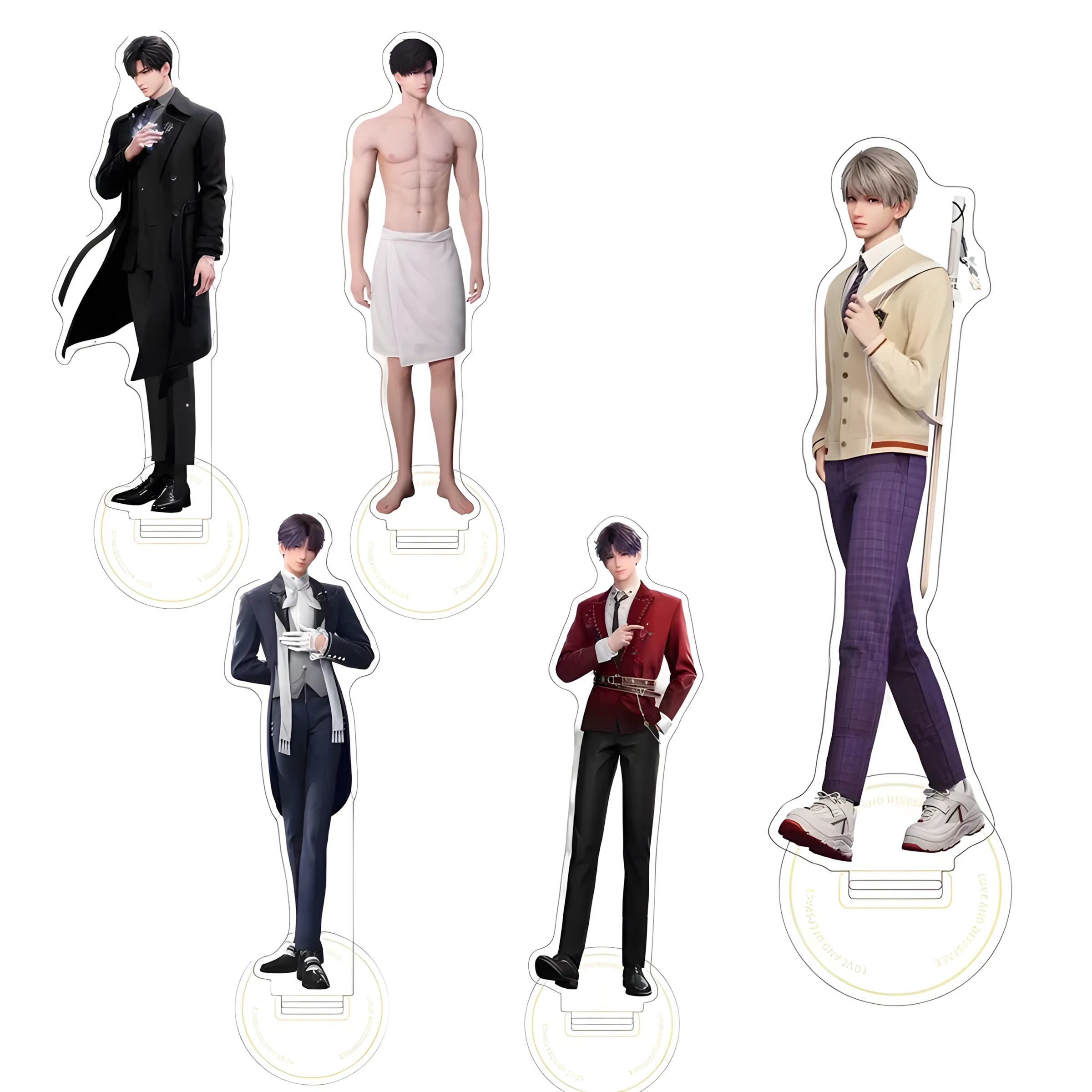 Hot Game Li Shen Qi Yu Shen Xinghui Acrylic Figure Stand Love and Deepspace Q Version Desktop Display Cartoon Room Decor Standee