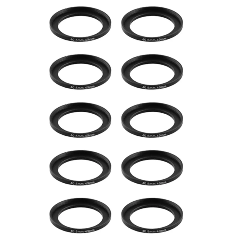 

FEDI-10X Replacement 40.5Mm-49Mm Camera Metal Filter Step Up Ring Adapter