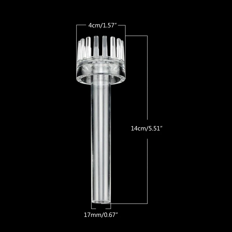 NICEFurniture Aquarium Skimmer Parts for Fish Tank Surface Skimmer Protein Oil Bacterial Film Remover Accessory with Control