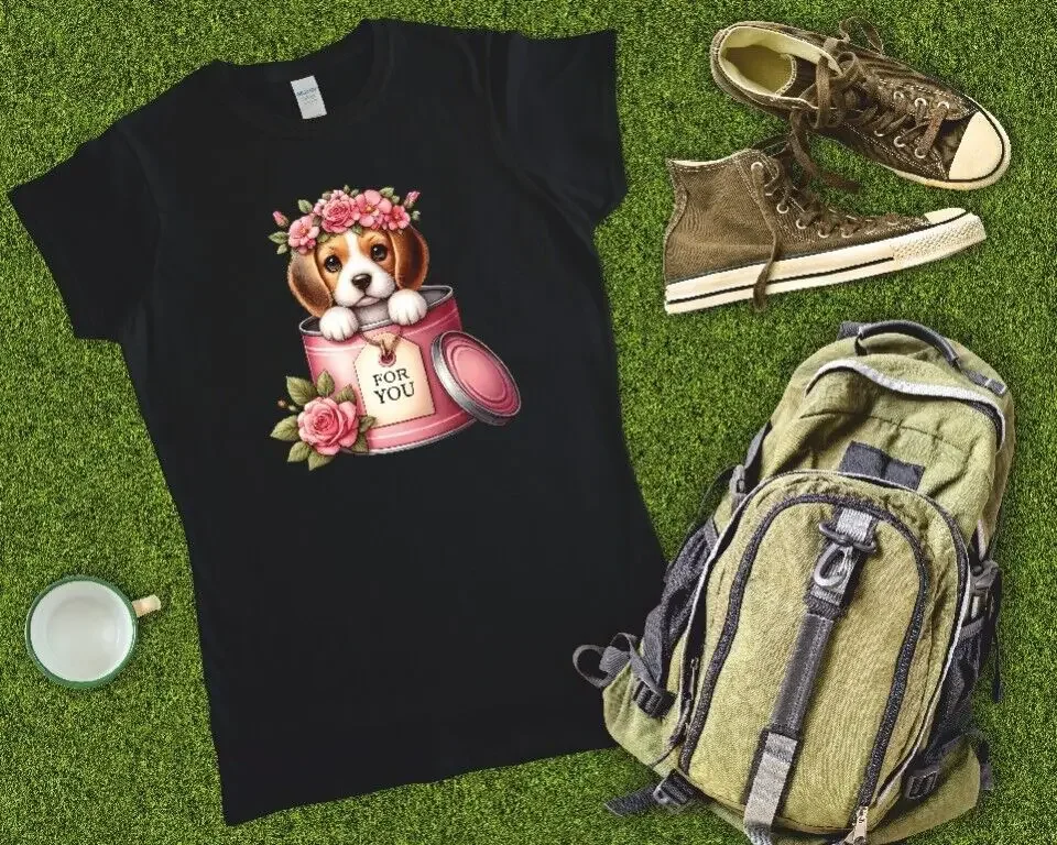 Beagle For You Ladies T Shirt Sizes Small-2XL