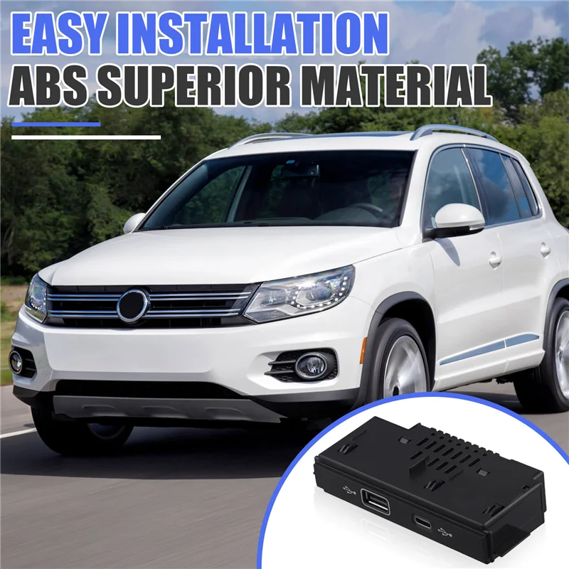 

Durable-30D035736 Car Front Console USB Ports For VW Tiguan MK2 Viloran USB TYPE-C Plug