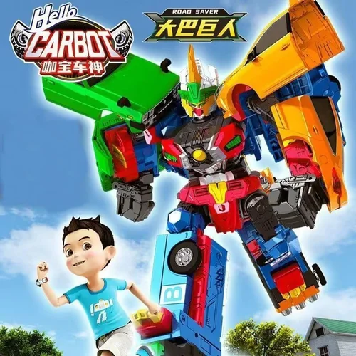 헬로 카봇 로드 세이버 변신 로봇 장난감, 액션 피규어, 변형 구조 자동차 버스 장난감, 어린이 선물, 3 in 1 