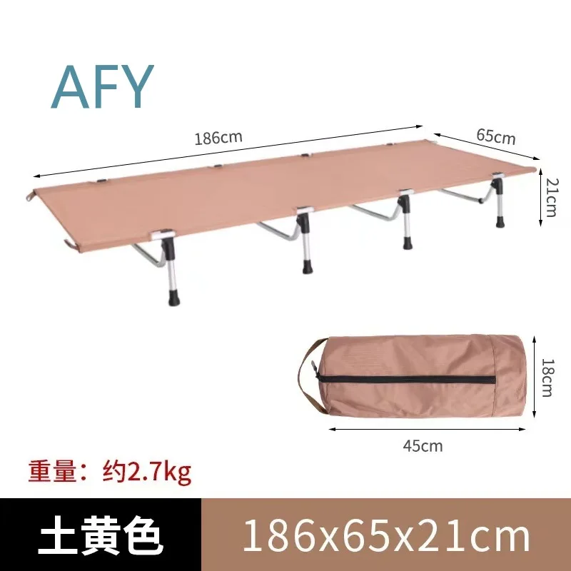 Outdoor Folding Stretcher Bed for Field Camping for Off-Road Self-Driving Travel for Single Person for Camping Gear for