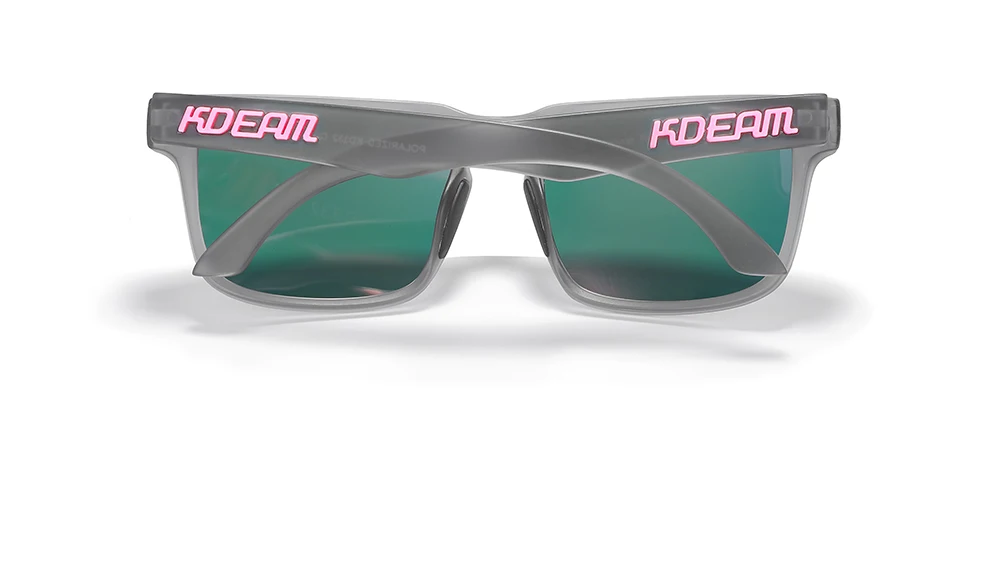 KDEAM männer Polarisierte Sonnenbrille Angeln Lebensstil Gespiegelt Farbe Blockieren Sonnenbrille Frauen Legende Platz Sonnenbrille Mit Box – Detail 15