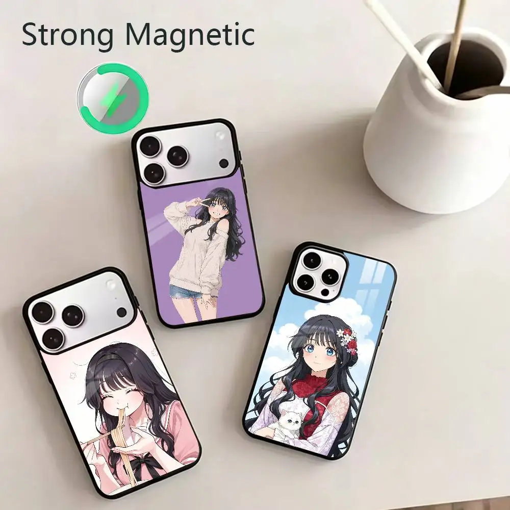 Чехол для телефона Kaoru Hana Wa Rin To Saku для iPhone 17, 16, 15, 14, 13, 12, 11 Plus, Pro, Max с поддержкой магнитной беспроводной зарядки