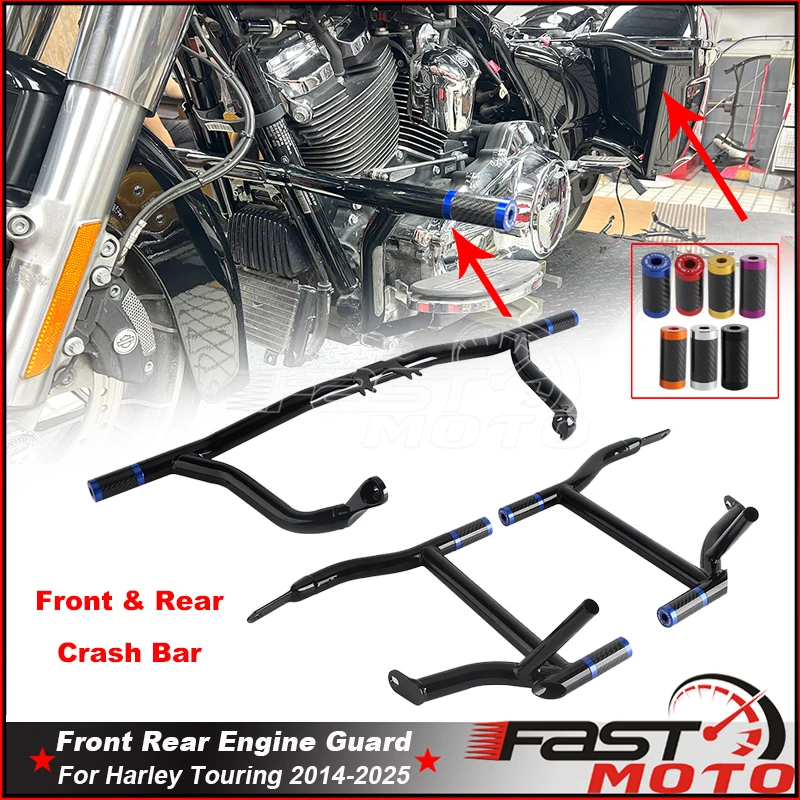 

Motorcycle Saddlebag Guard Rails Guards Engine Guards 2014-2025 For Harley Street Glide Road Glides FLTR FLTRX FLHX FLHXS FLHXSE
