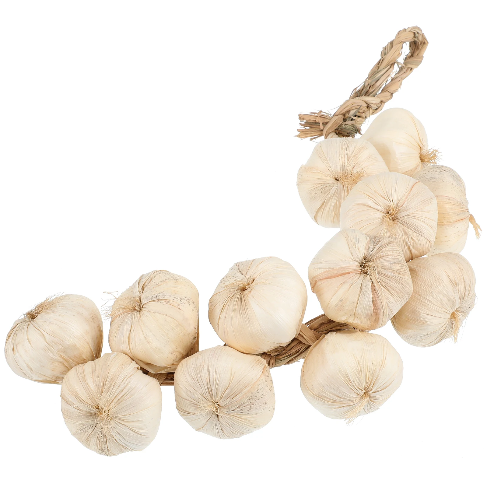 

1Set Halloween Simulation Garlic Lifelike Decorations Premium Material Party Props Garlic String Halloween Decorations