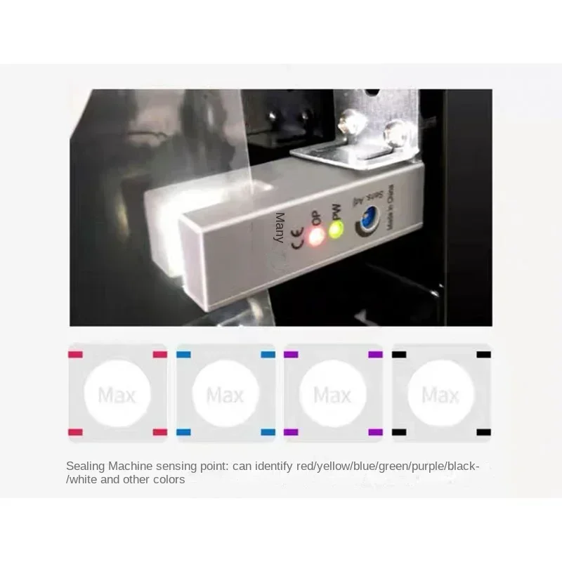 ممتازة 350 واط كامل التلقائي آلة ختم الأكواب البلاستيك السدادة ورقة كوب الحليب الشاي الغذاء البحر الكهربائية شاي فقاعات فيلم الإنجليزية #6