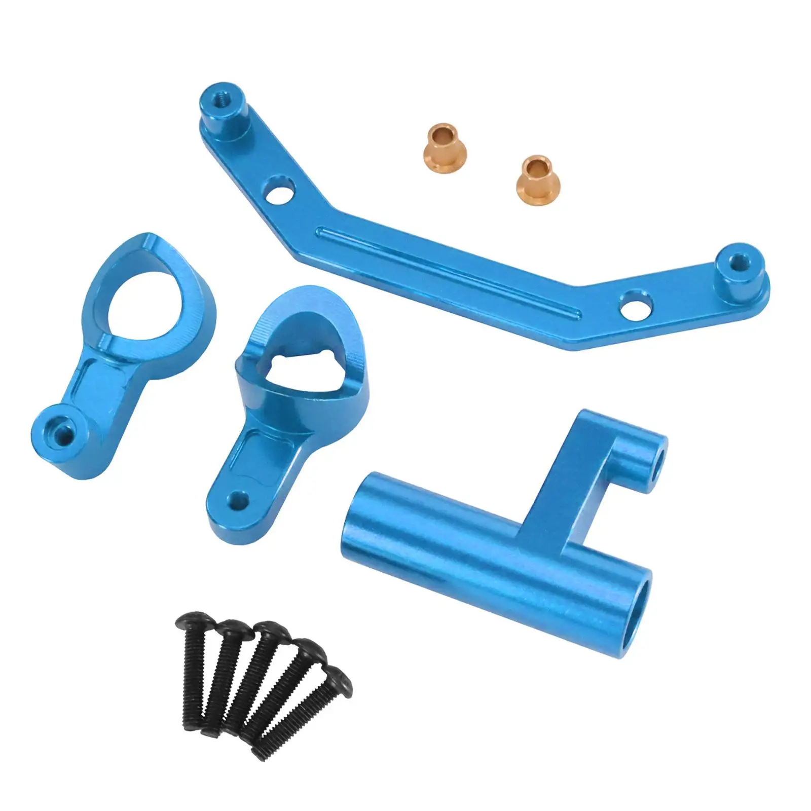 تركيب مجموعة توجيه السيارة RC يحل محل توجيه مدمج أنيق وسهل التركيب، مجموعة ترقية أجزاء أجزاء RC