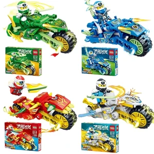 Mesin Perang Ninja Lloyd War Armor Mech Model Mini Action Figure Blok Bangunan Kompatibel dengan Kota Anime Kartun Hadiah Mainan Anak 8 mesin mini lego penjualan terbaik - №