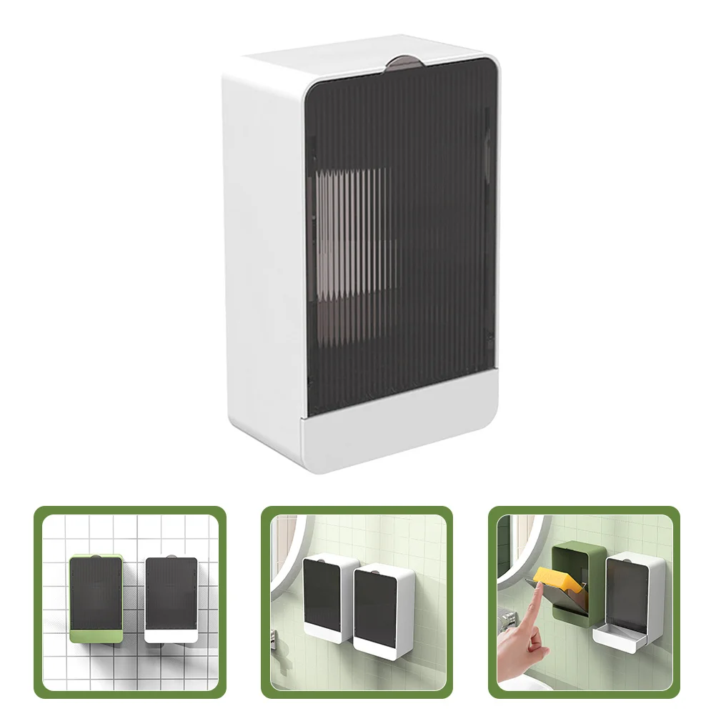 

Practical Wall Mounted Soap Holder for Shower Bathroom Dustproof and Water Draining Design Sturdy and Use