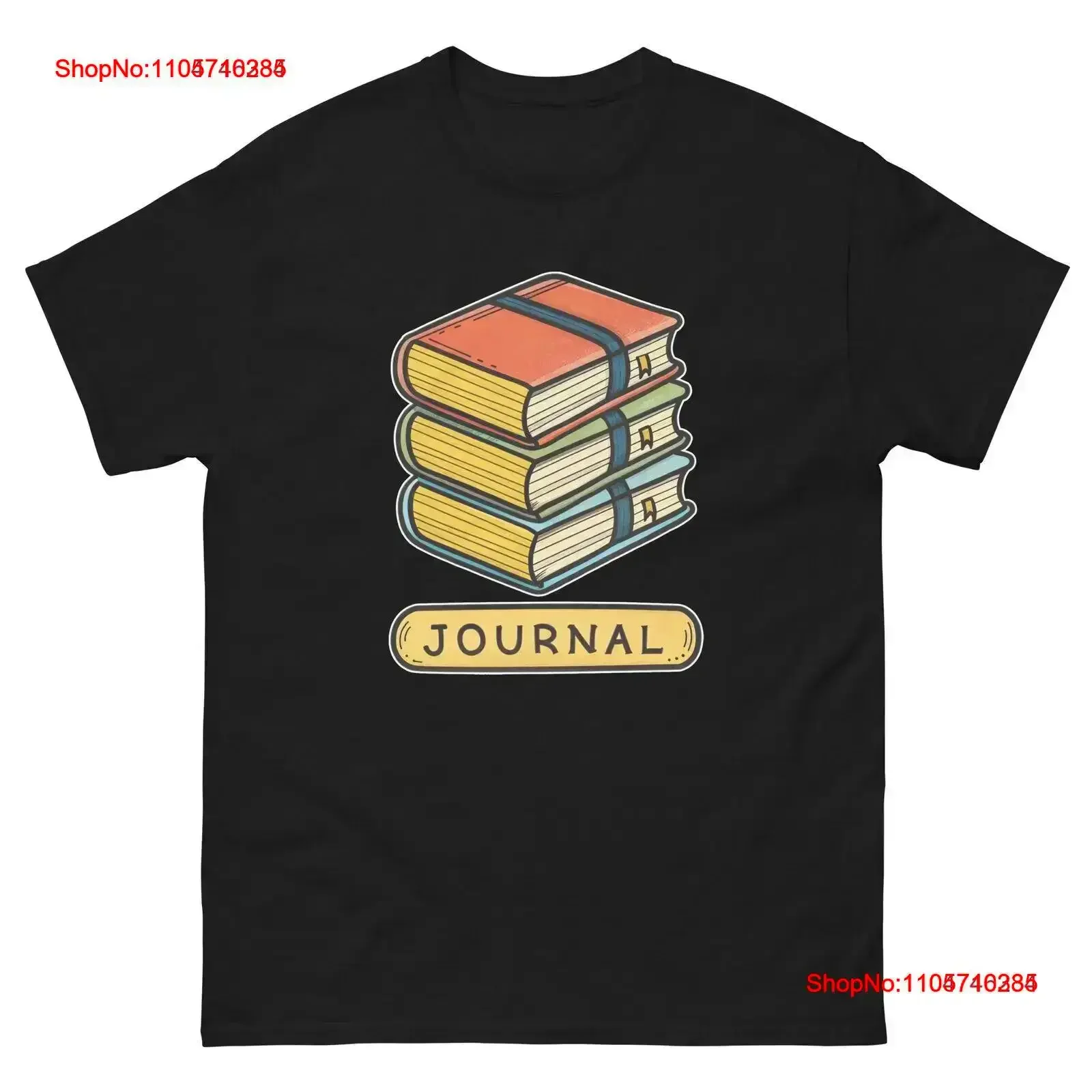 Journal School Classroom Object Office Teacher T Shirt vintage Washed Soft homme fashion Stylish Versatile Stretched vintage