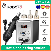 858D 2in1 Solder Iron Soldering Station Hot Air Gun Station Digital SMD Rework Station Phone Repair Welding Station