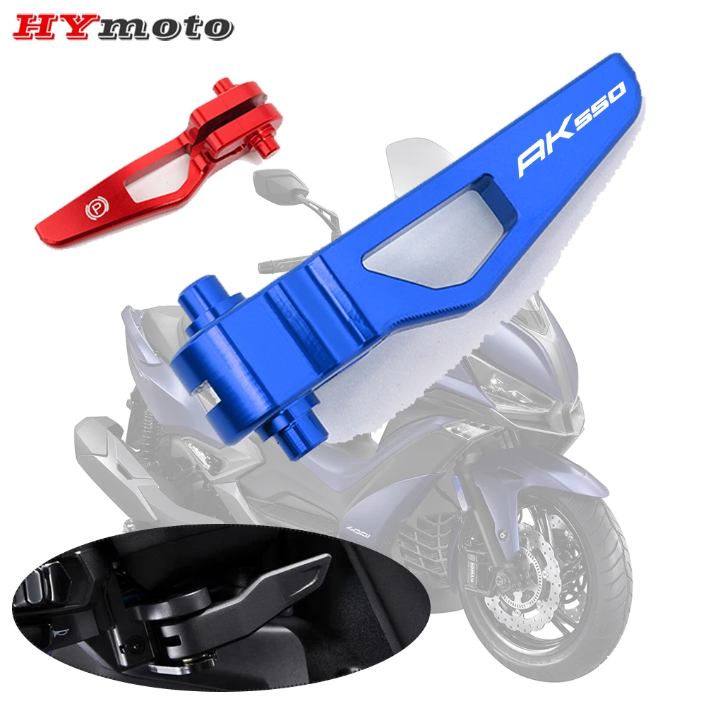 

Для KYMCO AK550 AK 550 Premium 2017-2022 2023 регулируемый руль стояночный ручной тормоз рычаг комплект латунных мотоциклетных алюминиевых аксессуаров